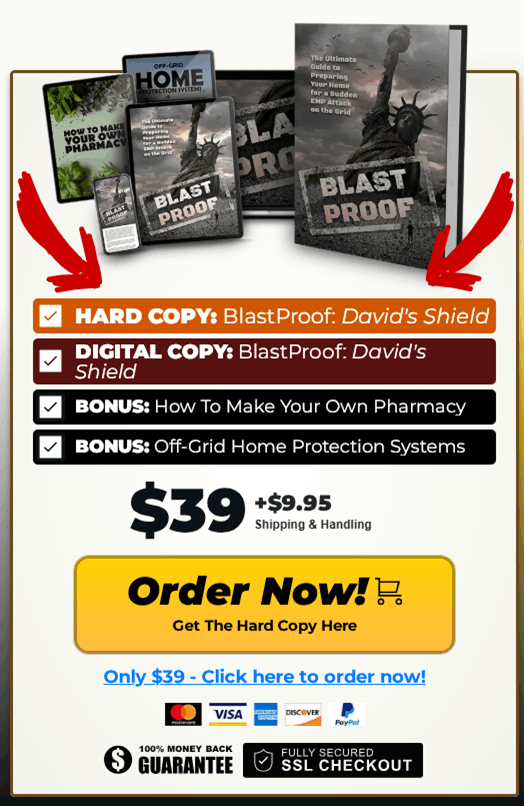 Blast Proof David's Shield USA Price